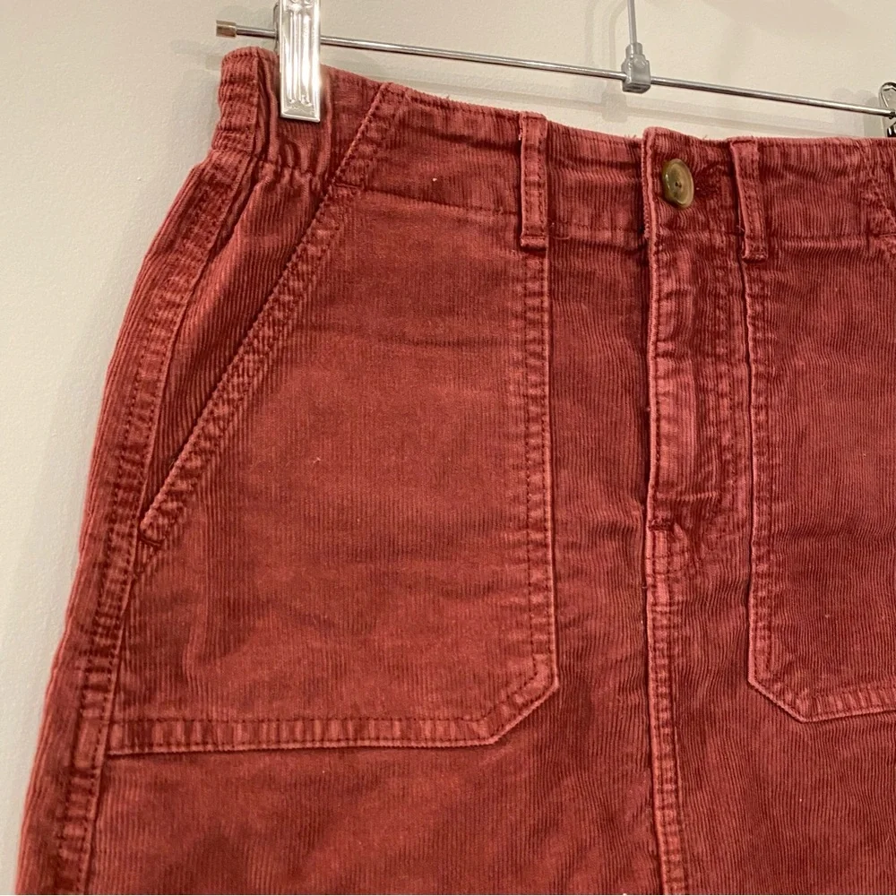 American Eagle Outfitters Betty Cooper Super Stretch Corduroy A-Line Skirt - Picture 6 of 10